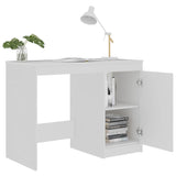 NNEVL Desk White 100x50x76 cm Chipboard