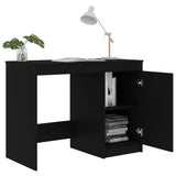 NNEVL Desk Black 100x50x76 cm Chipboard