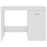NNEVL Desk High Gloss White 100x50x76 cm Chipboard