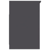 NNEVL Drawer Cabinet Grey 40x50x76 cm Engineered Wood