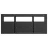 NNEVL TV Cabinet Black 120x30x50 cm Chipboard