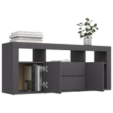 NNEVL TV Cabinet Grey 120x30x50 cm Chipboard
