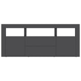NNEVL TV Cabinet Grey 120x30x50 cm Chipboard