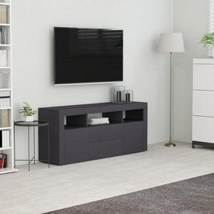 NNEVL TV Cabinet Grey 120x30x50 cm Chipboard