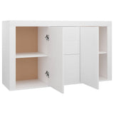 NNEVL Sideboard White 120x36x69 cm Chipboard