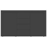 NNEVL Sideboard Grey 120x36x69 cm Chipboard