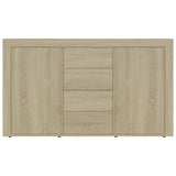NNEVL Sideboard Sonoma Oak 120x36x69 cm Chipboard
