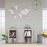 NNEVL Sideboard Concrete Grey 120x36x69 cm Chipboard