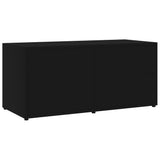 NNEVL TV Cabinet Black 80x34x36 cm Chipboard