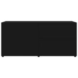 NNEVL TV Cabinet Black 80x34x36 cm Chipboard