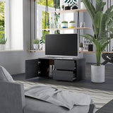 NNEVL TV Cabinet Grey 80x34x36 cm Chipboard