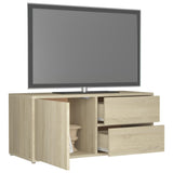 NNEVL TV Cabinet Sonoma Oak 80x34x36 cm Chipboard
