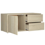 NNEVL TV Cabinet Sonoma Oak 80x34x36 cm Chipboard