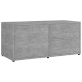 NNEVL TV Cabinet Concrete Grey 80x34x36 cm Chipboard