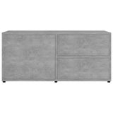NNEVL TV Cabinet Concrete Grey 80x34x36 cm Chipboard
