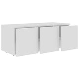 NNEVL TV Cabinet White 80x34x30 cm Chipboard