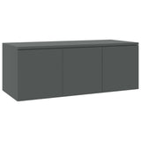 NNEVL TV Cabinet Grey 80x34x30 cm Chipboard