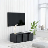 NNEVL TV Cabinet Grey 80x34x30 cm Chipboard