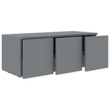 NNEVL TV Cabinet Grey 80x34x30 cm Chipboard