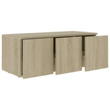 NNEVL TV Cabinet Sonoma Oak 80x34x30 cm Chipboard