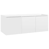 NNEVL TV Cabinet High Gloss White 80x34x30 cm Chipboard