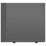 NNEVL TV Cabinet High Gloss Grey 80x34x30 cm Chipboard