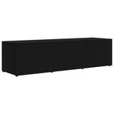 NNEVL TV Cabinet Black 120x34x30 cm Engineered Wood