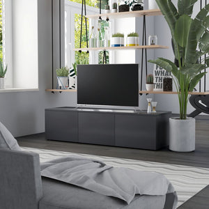 NNEVL TV Cabinet Grey 120x34x30 cm Chipboard