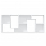 NNEVL Sideboard High Gloss Black 80x36x75 cm Chipboard
