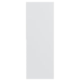 NNEVL Sideboard High Gloss Black 80x36x75 cm Chipboard