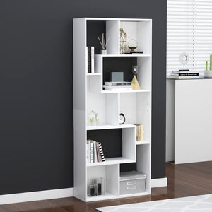 NNEVL Sideboard High Gloss Black 80x36x75 cm Chipboard