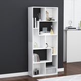 NNEVL Sideboard High Gloss Black 80x36x75 cm Chipboard