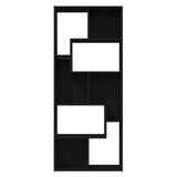 NNEVL Book Cabinet Black 67x24x161 cm Chipboard