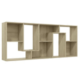 NNEVL Book Cabinet Sonoma Oak 67x24x161 cm Chipboard