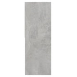 NNEVL Book Cabinet Concrete Grey 67x24x161 cm Chipboard