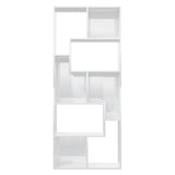 NNEVL Book Cabinet High Gloss White 67x24x161 cm Chipboard
