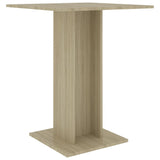 NNEVL Bistro Table Sonoma Oak 60x60x75 cm Chipboard