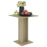 NNEVL Bistro Table Sonoma Oak 60x60x75 cm Chipboard