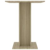 NNEVL Bistro Table Sonoma Oak 60x60x75 cm Chipboard
