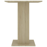 NNEVL Bistro Table Sonoma Oak 60x60x75 cm Chipboard