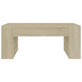 NNEVL Coffee Table Sonoma Oak 100x60x42 cm Chipboard