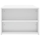 NNEVL Coffee Table High Gloss White 100x60x42 cm Chipboard