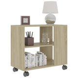 NNEVL Side Table Sonoma Oak 70x35x55 cm Engineered Wood