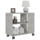 NNEVL Side Table Concrete Grey 70x35x55 cm Engineered Wood