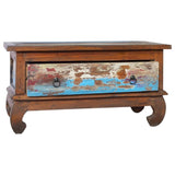 NNEVL Coffee Table 80x50x40 cm Reclaimed Teak Wood