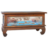 NNEVL Coffee Table 80x50x40 cm Reclaimed Teak Wood