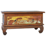 NNEVL Coffee Table 80x50x40 cm Reclaimed Teak Wood