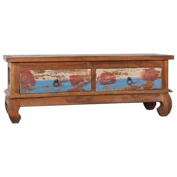 NNEVL TV Cabinet 110x35x40 cm Reclaimed Teak Wood