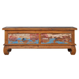NNEVL TV Cabinet 110x35x40 cm Reclaimed Teak Wood