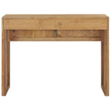 NNEVL Console Table 100x35x75 cm Solid Teak Wood